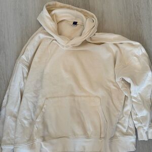 Women's Cream Hoodie Sweater